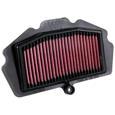 Image de K&amp;N Filtre à air de remplacement compatible avec Kawasaki Ninja 400/Z400 ABS/ER400 Z400 ABS/EX400 399cc 2018 (KA 4018)