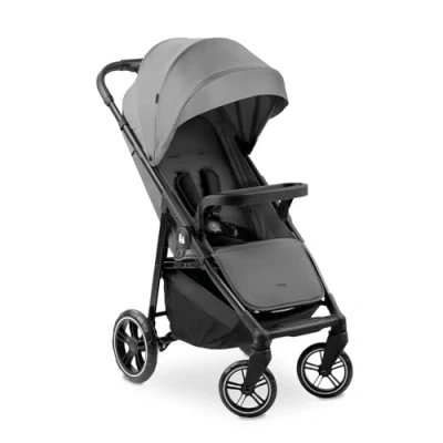 Image de hauck Poussette Compacte Shop N Care Jusqu&#039;à 22 kg, Inclinable, Pliable avec Porte Gobelet, Habillage Pluie, Capote Pare Soleil (UPF 50+) et Panier Course XL Gris
