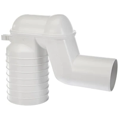 Image de Geberit Ensemble coude de vidange en P pour toilettes au sol : blanc alpin (131.081.11.1)