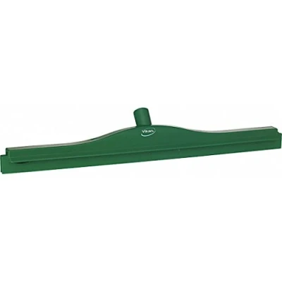 Image de Vikan Brosse en caoutchouc Polypropylène Cadre Banc double lame Raclette, 7714, Green, 1