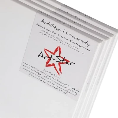 Image de Art Star 4X Chassis ENTOILÉ UNIVERSITÉ 40x80 cm Toiles sur châssis Toile préimprégnée, prêts à Peindre, avec