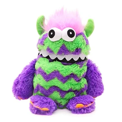 Image de Toyland® 9&quot; (23cm) Peluche en Worry Monster Couleur Violet et Vert Aime Manger Vos soucis.