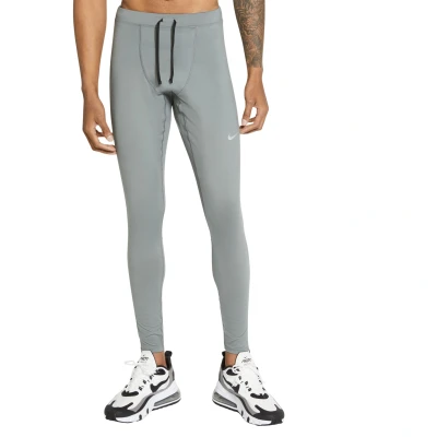 Image de Nike Performance M NK DF Essential Tight Collants, Homme, Taille: Medium, Smoke grey/reflective silver