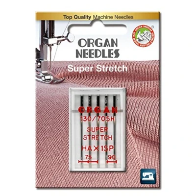 Image de Organ Needles Surjeteuse 75 #90 Combo HAx1SP x 5 Aiguilles