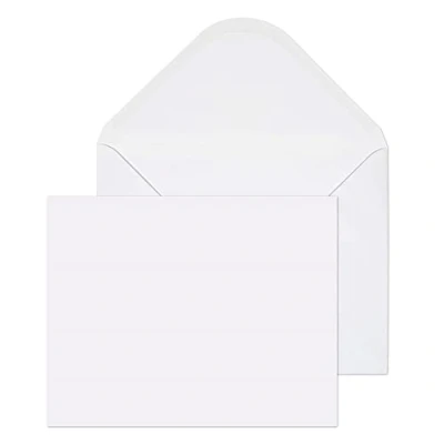 Image de Blake Purely Everyday C6 114 x 162 mm 90 g/m² Enveloppes d&#039;Invitation Gommée Rabat Pointu (2003) Blanc Boîte de 1000