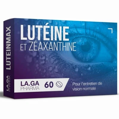Image de Complément Alimentaire Yeux− Contient de la Lutéine, Zéaxanthine, du Zinc, l&#039;Extrait Myrtille et Vitamine A, E B12 Tension Oculaire, Maculopathie, Yeux Secs Fatigués − 60 Comprimés