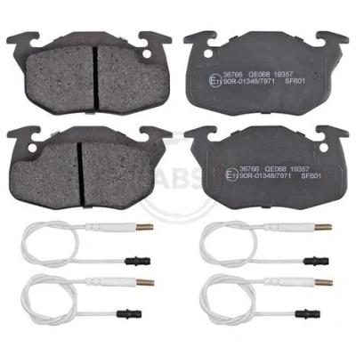 Image de A.B.S. 36766 Jeu de plaquettes frein contact signal d&#039;usure inclus PEUGEOT: 306 3/5 portes, 106 II I portes