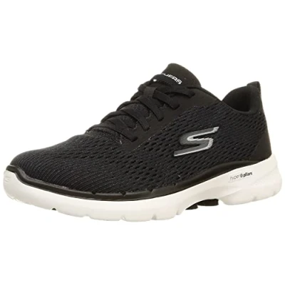 Image de Skechers Performance GO WALK 6 Chaussures de course black, Femme, Taille: 39, Black Matière synthétique / textile