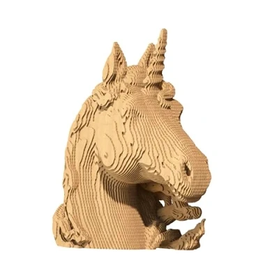 Image de Puzzle 3D CARTONIC en Carton Licorne : Divertissement captivant et Aventure stimulante pour développer Ses compétences Le se transforme Une Figure Relief