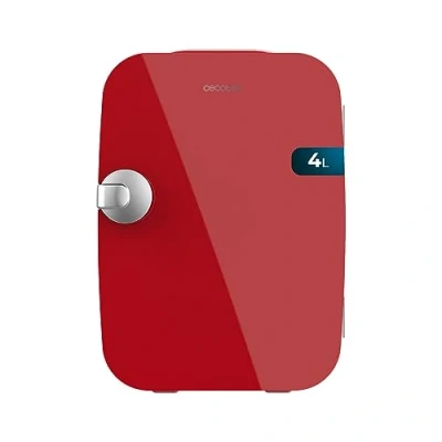Image de Cecotec Mini Réfrigérateur Bolero MiniCooling 4L Río Red, Fonctionnement 12V 220V, Compatible avec voitures et caravanes, Fonction de refroidissement chauffage, Plage température 5 65º
