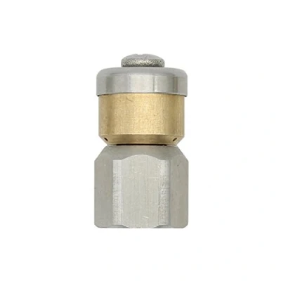 Image de 1/8 1/4&quot; 3/8&quot; buse nettoyage canalisation haute pression 250bar femelle nettoyeur pour toilette/égouts/Tuyau (1/4&quot;)