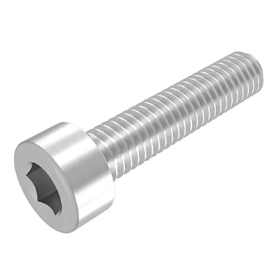 Image de SECCARO Lot de 20 vis cylindriques M8 x 35 mm, en acier inoxydable V2A VA A2, DIN 912 / ISO 4762, à six pans creux, filetage complet
