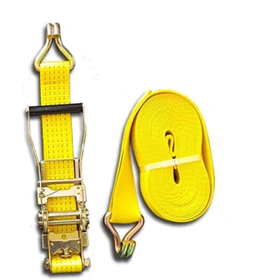 Image de Sangle d&#039;arrimage 5 to 50 mm 15 m à cliquet de base jaune 2500/5000 daN