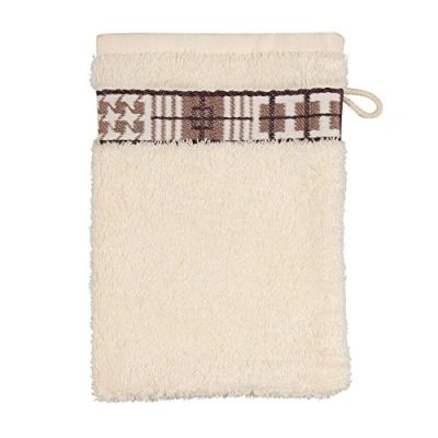 Image de Frottana Fjord Gant de Toilette 15 x 20 cm en 100% Coton, Ivoire