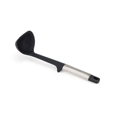 Image de Joseph Elevate Louche de Cuisine en Silicone, sans BPA, Ustensile Antiadhésif, Résistant à la chaleur, Poignées Lestées Acier Inox
