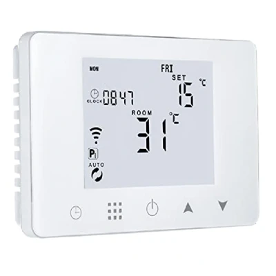 Image de Homcloud CTW Chronothermostat Numérique Wi FI Intelligent pour Chaudière à Gaz/Eau, Installation Murale ou sur Support 503, WiFi Smart Compatible avec Alexa et Google