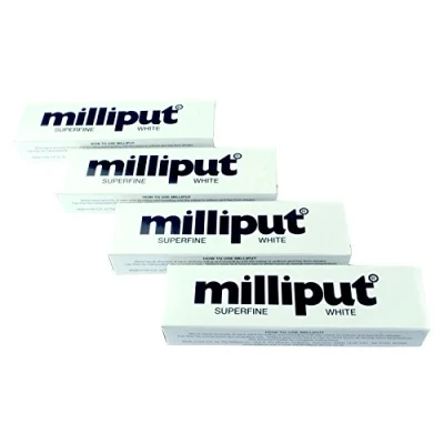 Image de 4 x Résine de Sculpture Superfine Blanc. Idéal pour modeler, sculpter et restauration. (x1018 C) Livraison gratuite au Royaume Uni