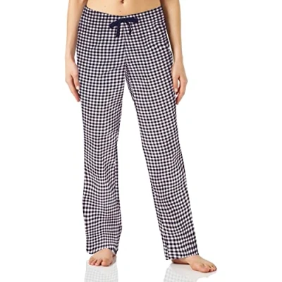 Image de Amazon Essentials Pantalon de Pyjama en Popeline Femme, Noir Motif Vichy, S