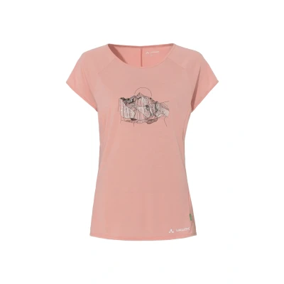 Image de Vaude Tekoa Tshirt imprimé, Femme, Taille: 40, Jade dusty fern