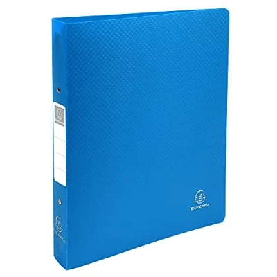 Image de Exacompta Réf. 54392E 1 Classeur rigide avec étiquette OPAK 2 anneaux ronds diamètre 30 mm Dos 40 Dimensions extérieures : 32 x 26,8 cm Format à classer A4 Maxi Coloris bleu clair