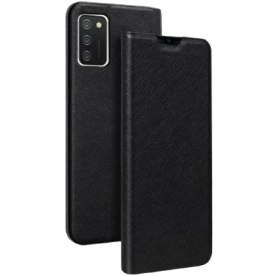 Image de Etui Folio Business Samsung A03S Noir Semi rigide Rabat