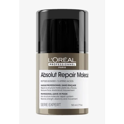 Image de L&#039;OREAL Professionnel Serie Expert Absolut Repair Molecular Leavein Masque pour les cheveux, Taille: 50 ml,