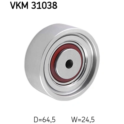Image de SKF VKM 31038 Galet Enrouleur AUDI: A6 C5 Avant, A4 B6/B7 Cabriolet, B6 VOLKSWAGEN: Passat B5 GP Berline, Break