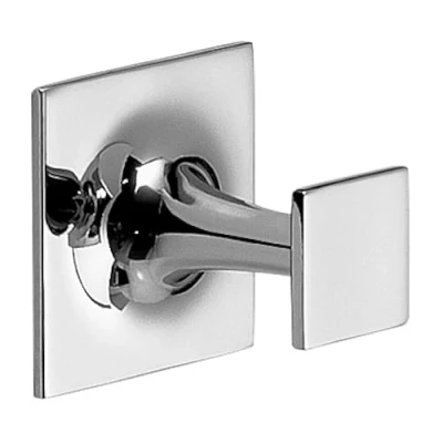 Image de Gedy Wizard Mural, Dimensions : 4,9 x 4,6 cm, Porte Manteau en Laiton et Cromall, Fition chromée, Fixable avec Bio adhésif 3m, Design R&amp;S, 2 Ans de Garantie, Métal, Unica