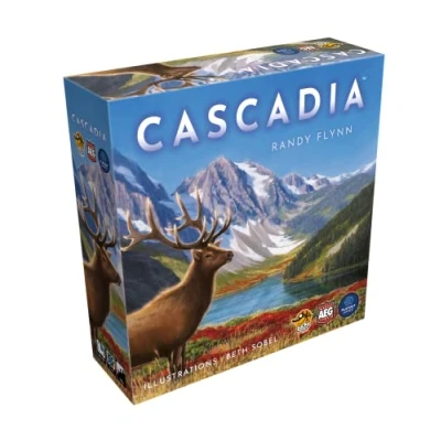 Image de Lucky Duck Games Cascadia, Version Française, Jeu de Plateau, Société, A partir 10 Ans, 1 à 4 Joueurs,30 45 Minutes