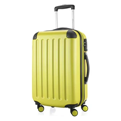 Image de HAUPTSTADTKOFFER Spree Bagages Cabine à Main, Valise Rigide, Trolley, ABS, TSA, extra léger, extensible, 4 roues, 55 cm, 42 L, fougère