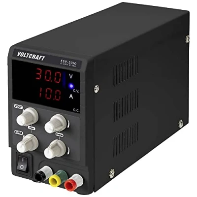 Image de VOLTCRAFT Alimentation de Laboratoire réglable ESP 3010 0 30 V/DC 10 A 300 W Connexion enfichable 4 mm constructi