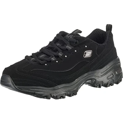 Image de Skechers Femme D&#039;Lites Play on Baskets Mode, Noir, 38 EU