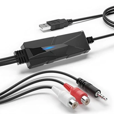 Image de DriverGenius USB Audio Capture Grabber Entrées Jack Stéréo 3,5mm et R/L