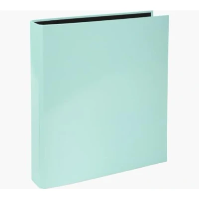 Image de Exacompta réf. 54563E 1 Classeur rigide Aquarel 2 anneaux en D Diamètre 25 mm Dos de 4 cm Dimensions extérieures : 31,5 x 27 Format à classer A4 Coloris vert pastel