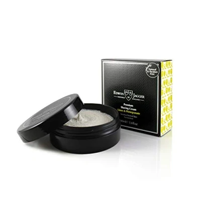 Image de Crème à raser Citron Vert et Grenade Edwin Jagger Pot 100ml