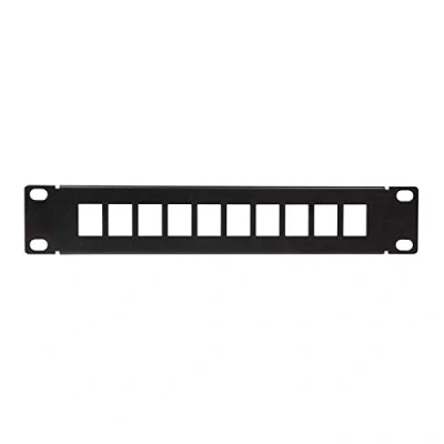 Image de Panneau de brassage keystone 10 Noir LOGILINK ACT108 modules Intérieur