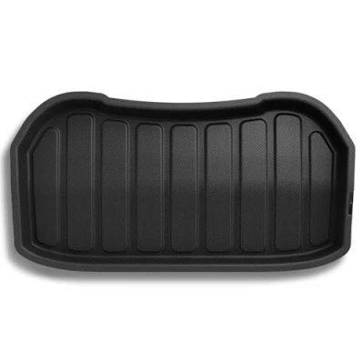 Image de Spigen Tesla Model 3 Highland (2024 ) Tapis de Coffre Avant, Matériel XPE Résiste aux Chocs Protégeant Les Compartiments Internes, Finition Imperméable Carbone Edition