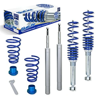 Image de JOM Car Parts &amp; Hifi GmbH 741113 Suspension combiné fileté BlueLine Réglables Amortisseurs filetés Tuning Kit Complet Qualité Allemande