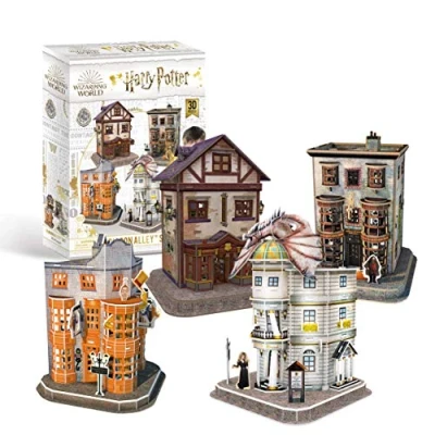 Image de Harry Potter 7585 Diagon Alley 4 in 1 3D Puzzle Set