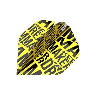 Image de Target Darts Dimitri Van Den Bergh Pro Ultra Ailettes en Laiton fléchettes Unisexe, Jaune, No.2