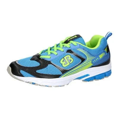 Image de Brütting Mixte Runaway Chaussures de Course, Bleu (Blau/Schwarz/Lemon Blau/Schwarz/Lemon), 43 EU