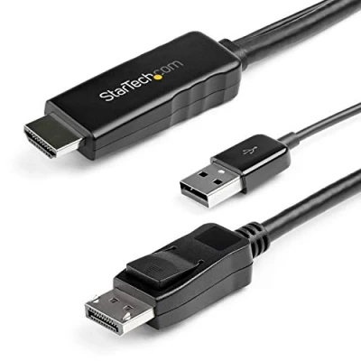 Image de StarTech.com Câble adaptateur DisplayPort vers HDMI 3 m 4K 30 Hz Neuf
