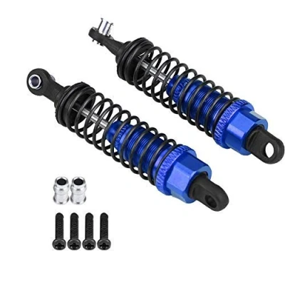 Image de VGEBY1 Amortisseur d&#039;amortisseur, d&#039;amortisseur Avant arrière en Aluminium pour pièce de Commande à Distance Camion FS 1/18 RC(Bleu foncé)