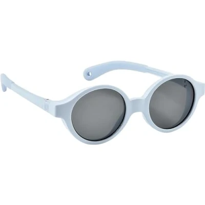 Image de BÉABA, Lunettes de soleil pour bébé 9 24 mois, Protection 100% UV CAT 3, Latérale, Confort Optimal, Branches ajustables 360, Bleu perle