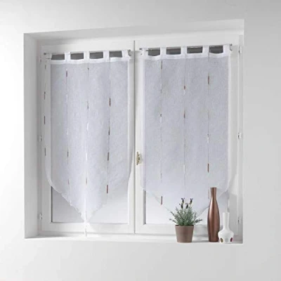 Image de douceur d&#039;interieur 1626513 Paire, Polyester, Naturel, 2 x 90 CM
