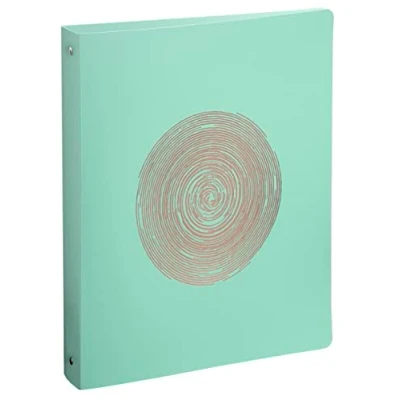 Image de Exacompta Réf. 51990E Carton de 12 classeurs semi rigides Ellipse 4 anneaux ronds diamètre 30 mm dos 40 dimensions extérieures 32 x 26,8 cm format à classer A4 maxi coloris assortis
