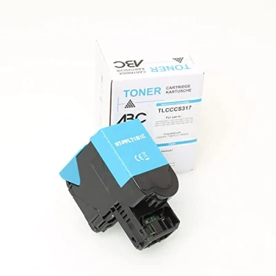 Image de ABC Compatible Cartouche Toner Cyan pour lexmark cs317 cs317dn cs417 cs417dn cs517 cs517de cs517dn cx317 cx317dn cx417 cx417dn cx517 cx517de cx517dn 71b20c0 de