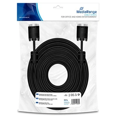Image de Câble VGA MEDIARANGE 25m 15 broches