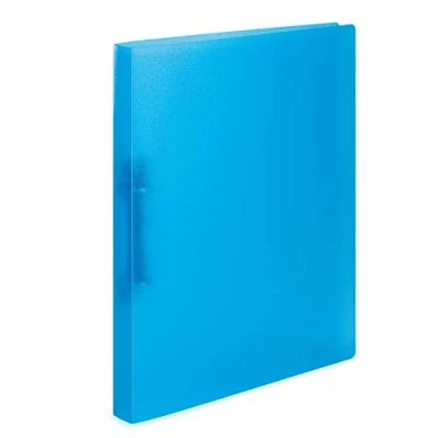 Image de HERMA Lot de 3 classeurs à anneaux A4 Bleu clair translucide 2 25 mm large En plastique avec support Pour enfants, garçons et filles