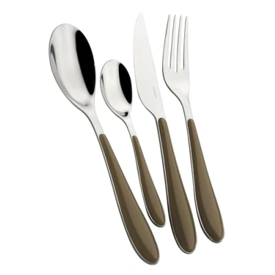 Image de BUGATTI GGTA 023F50 Gioia Ménagère de 24 Pièces Acier INOX Tabac 22 x 8 30 cm